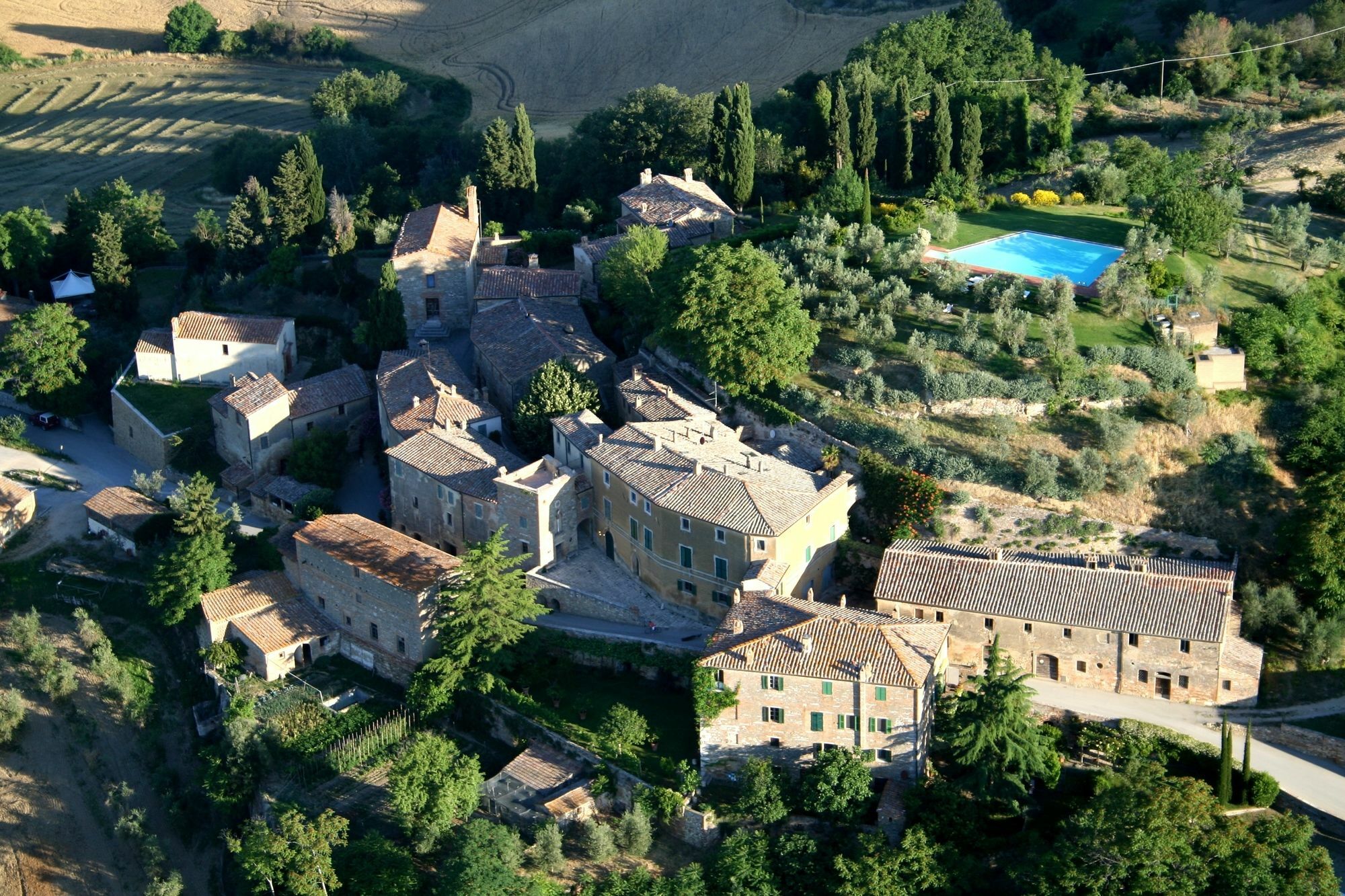 Вілла Borgo Lucignanello Bandini Сан-Джованні-д'Ассо Екстер'єр фото